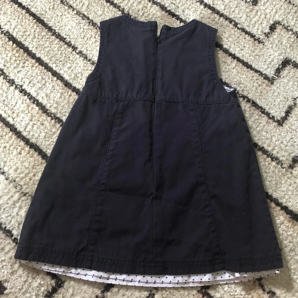 Vintage Gymboree Navy flower dress